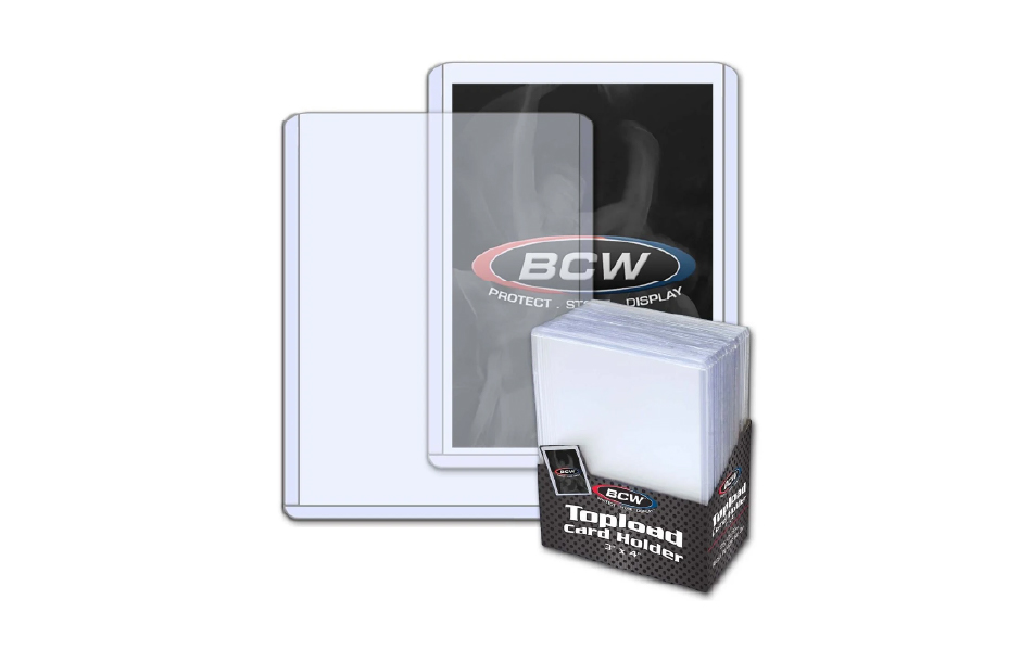 BCW 3x4 Topload Card Holder - Standard
